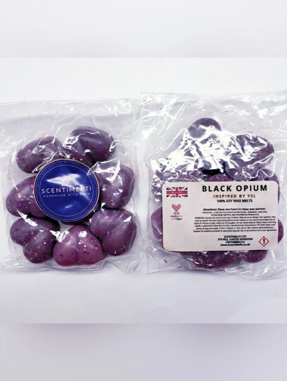 Wax Melts BLACK OPIUM Inspired 100% pure soy Wax Melts, 2 oz (2 pcs)